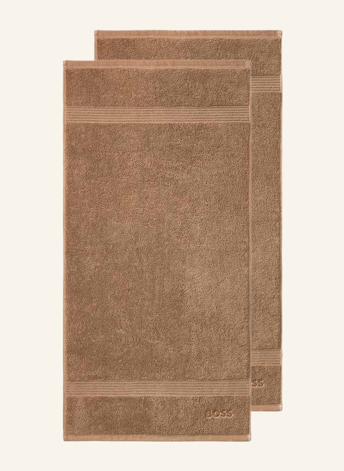 Boss Handtuch 2er Set Loft braun von Boss