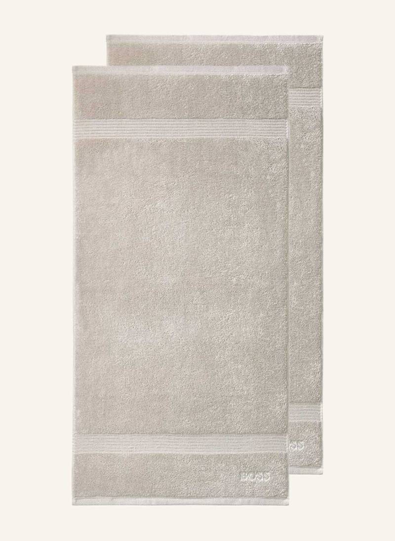 Boss Handtuch 2er Set Loft grau von Boss