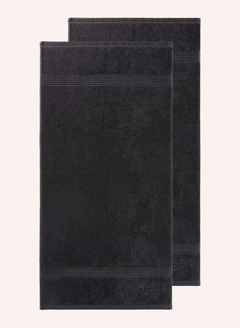 Boss Handtuch 2er Set Loft schwarz von Boss