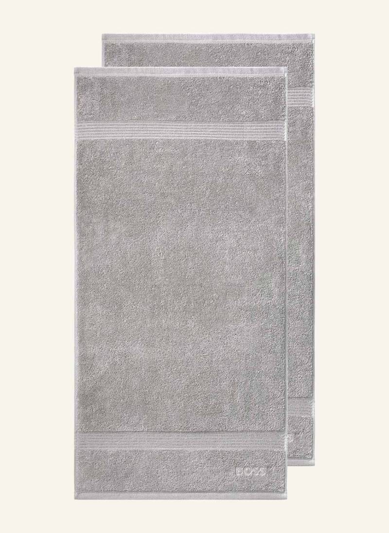 Boss Handtuch 2er Set Loft silber von Boss