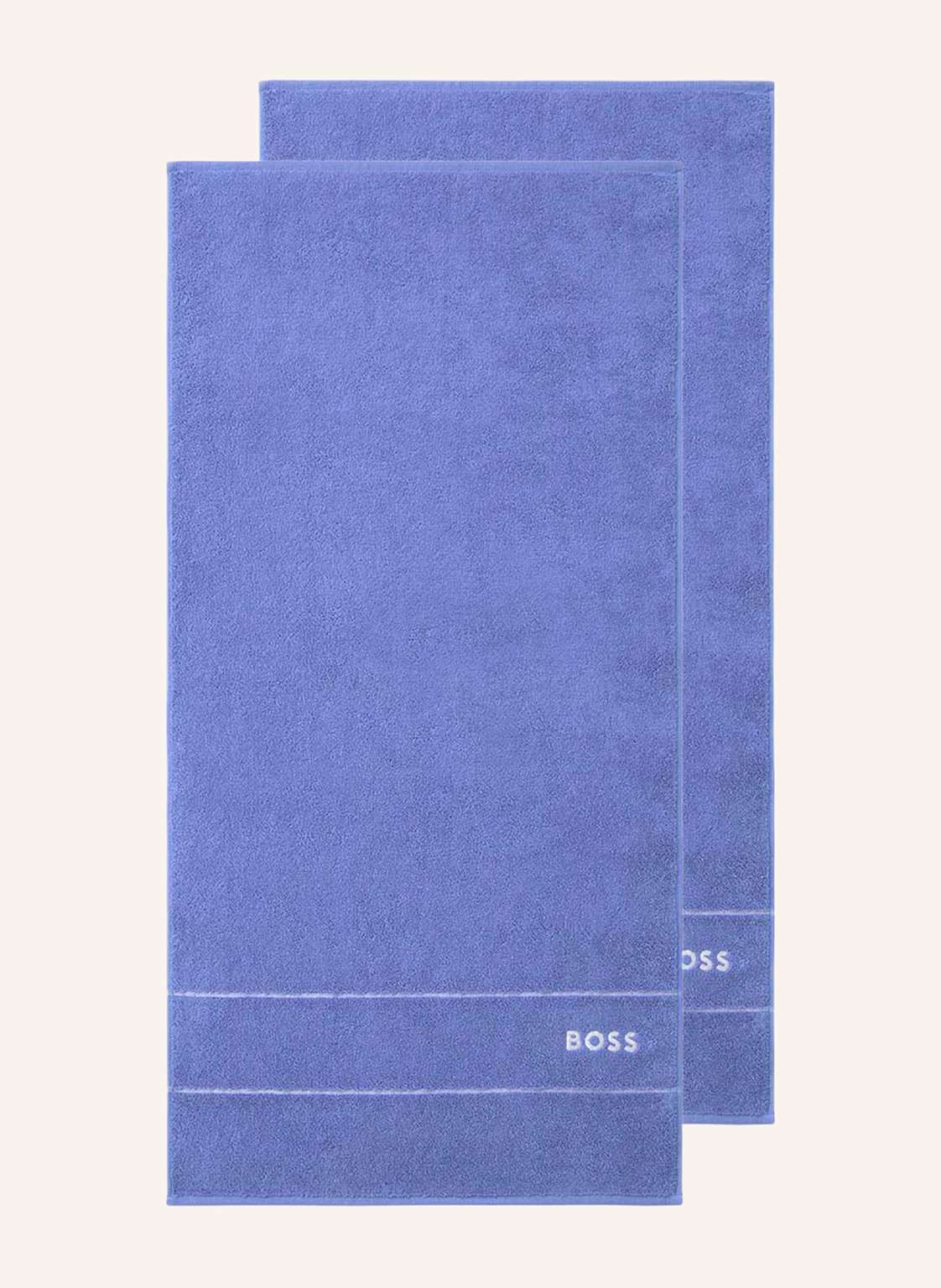 Boss Handtuch 2er Set Plain blau Boss Handtuch 2er Set Plain blau von Boss