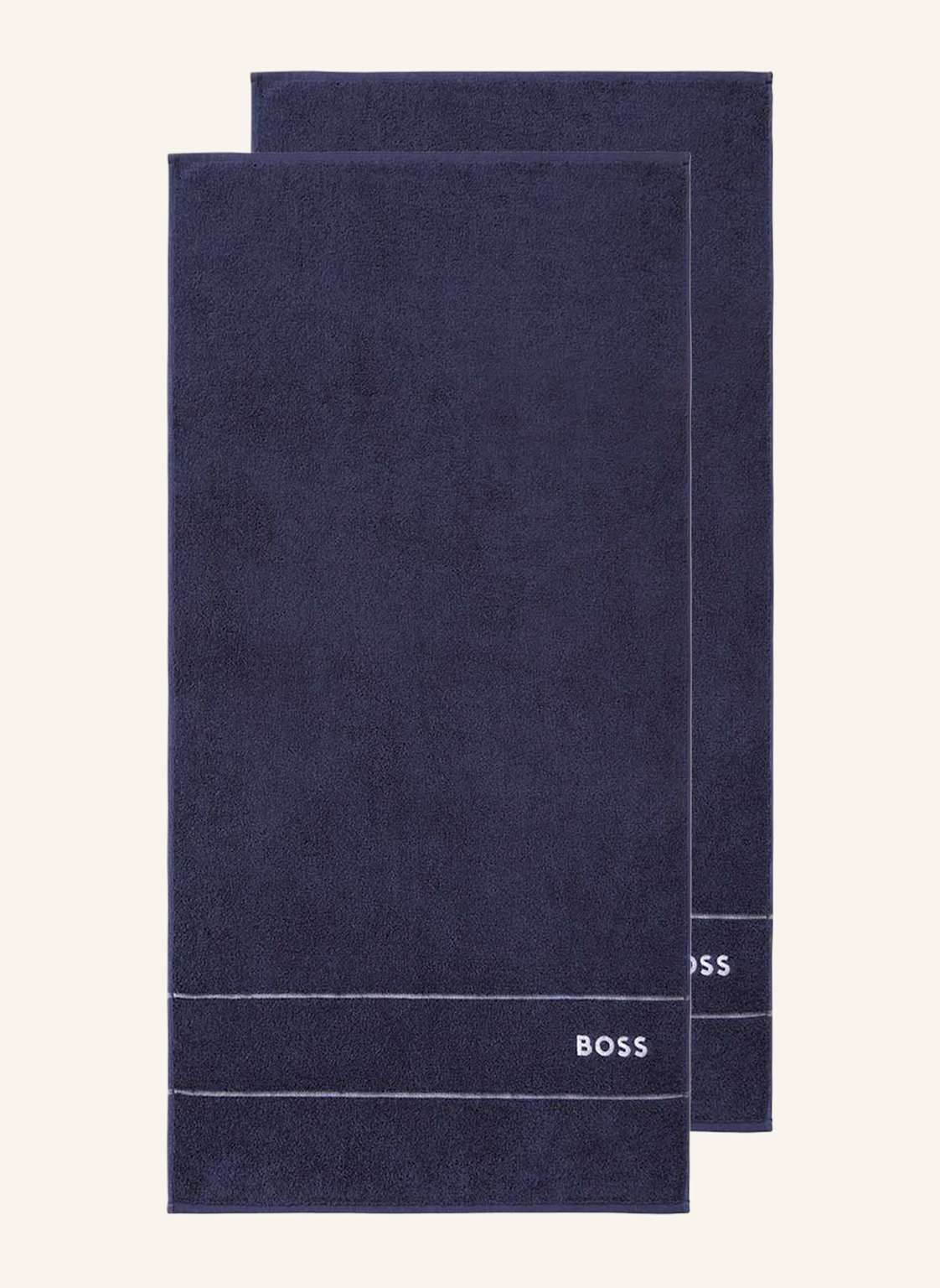 Boss Handtuch 2er Set Plain blau Boss Handtuch 2er Set Plain blau von Boss