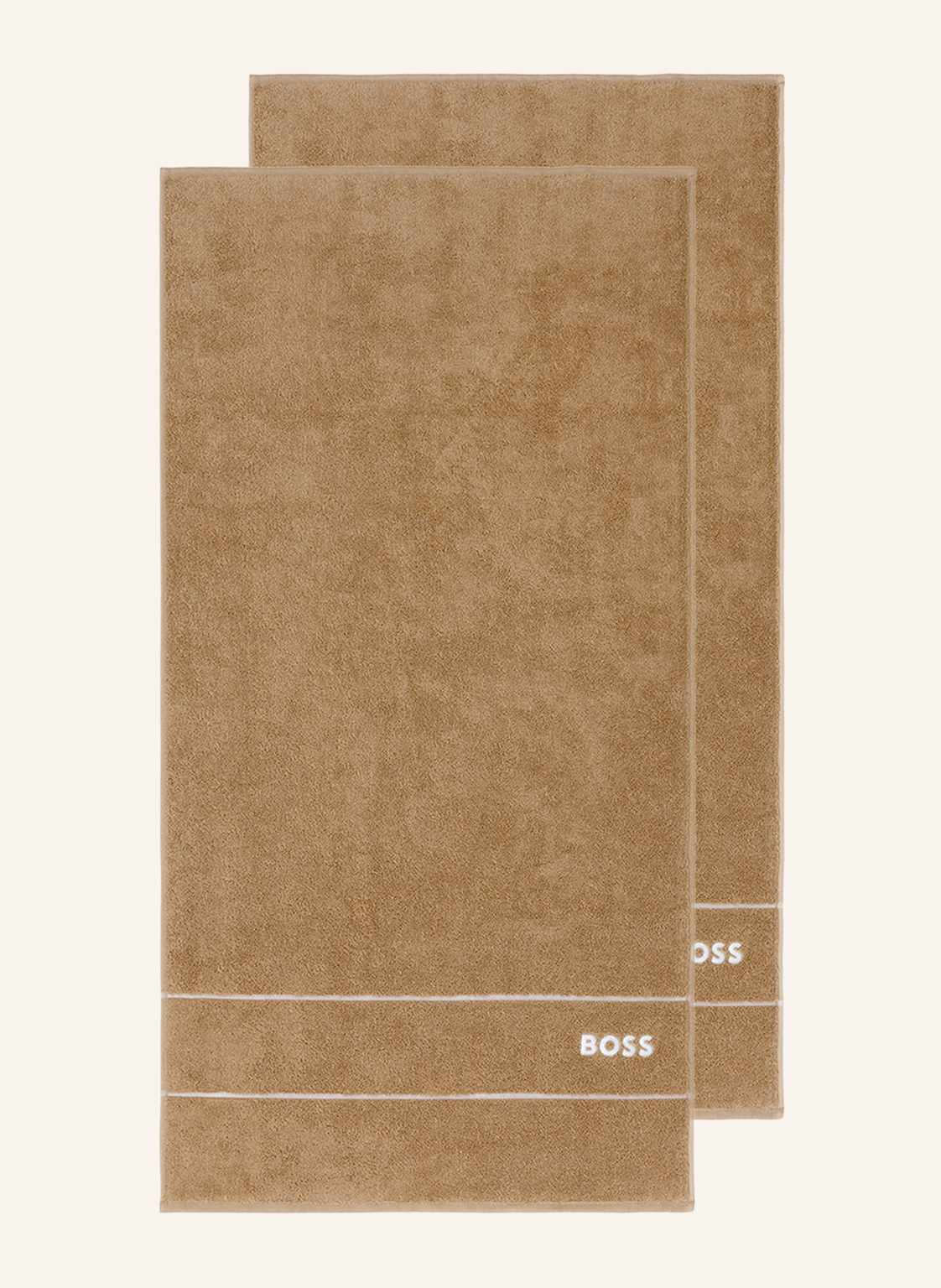 Boss Handtuch 2er Set Plain braun von Boss