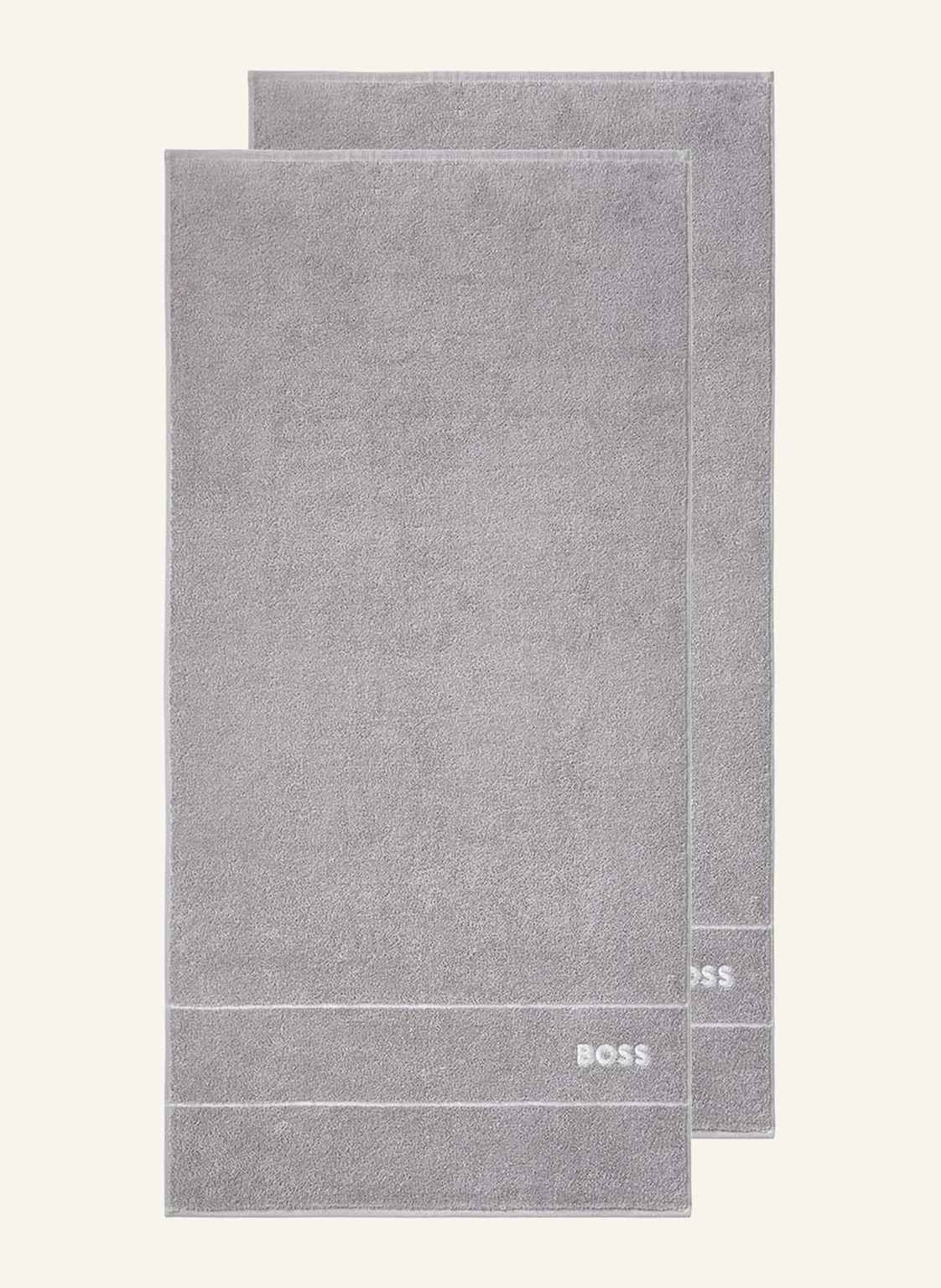 Boss Handtuch 2er Set Plain grau Boss Handtuch 2er Set Plain grau von Boss