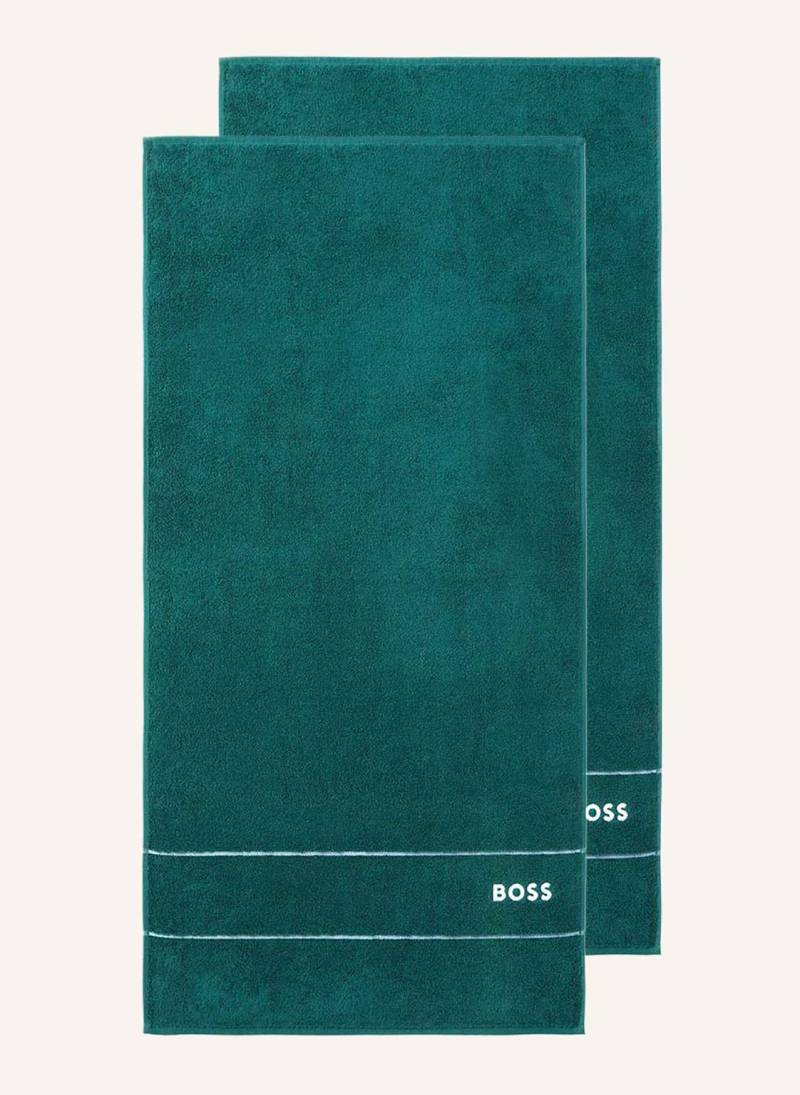 Boss Handtuch 2er Set Plain gruen von Boss