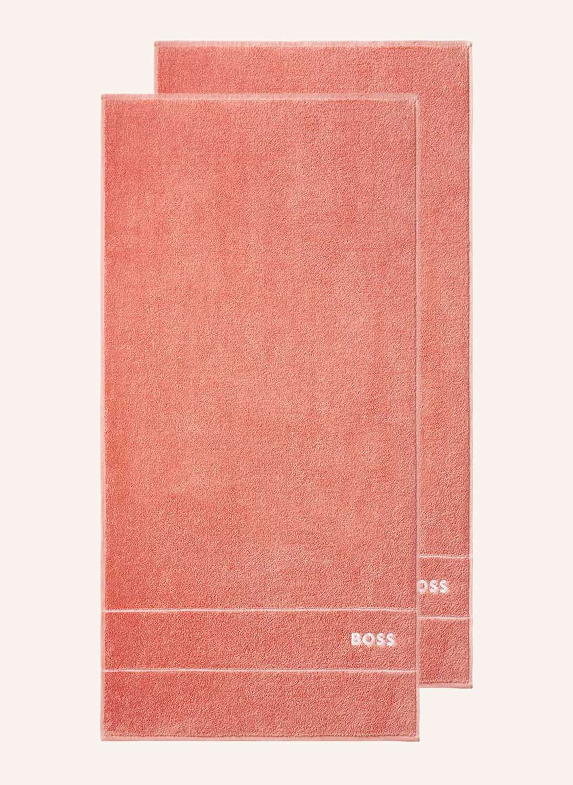 Boss Handtuch 2er Set Plain orange Boss Handtuch 2er Set Plain orange von Boss