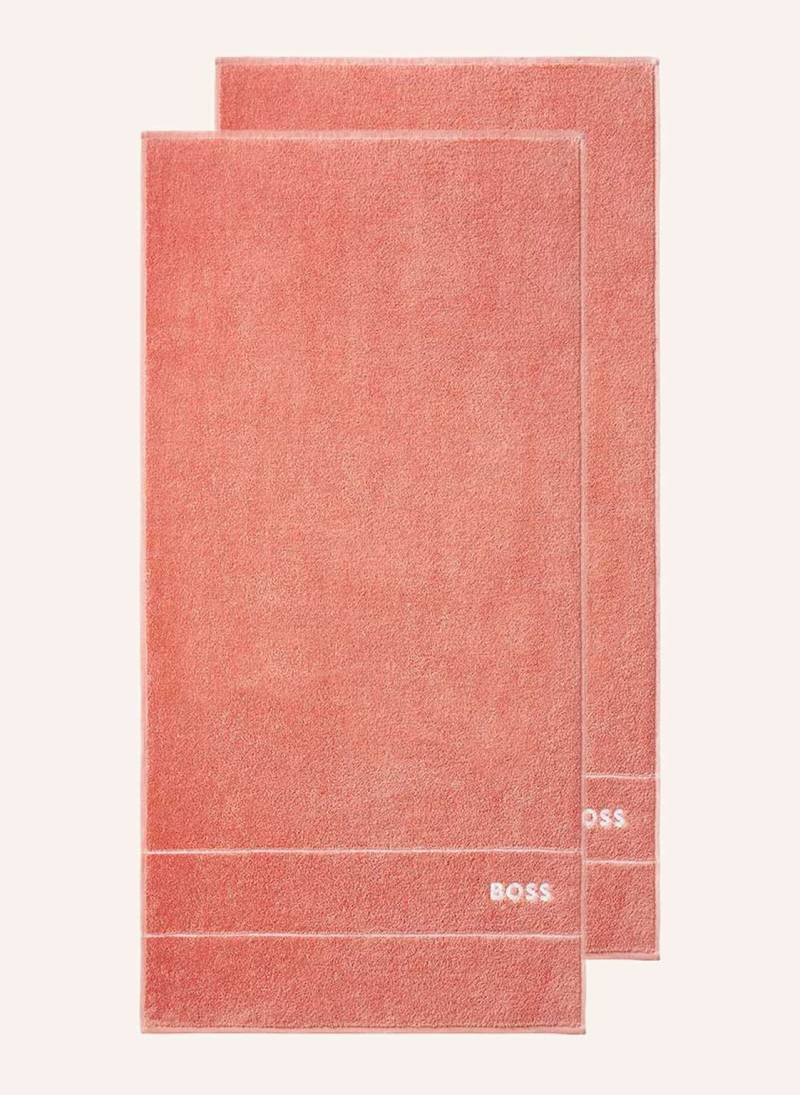 Boss Handtuch 2er Set Plain rosa von Boss