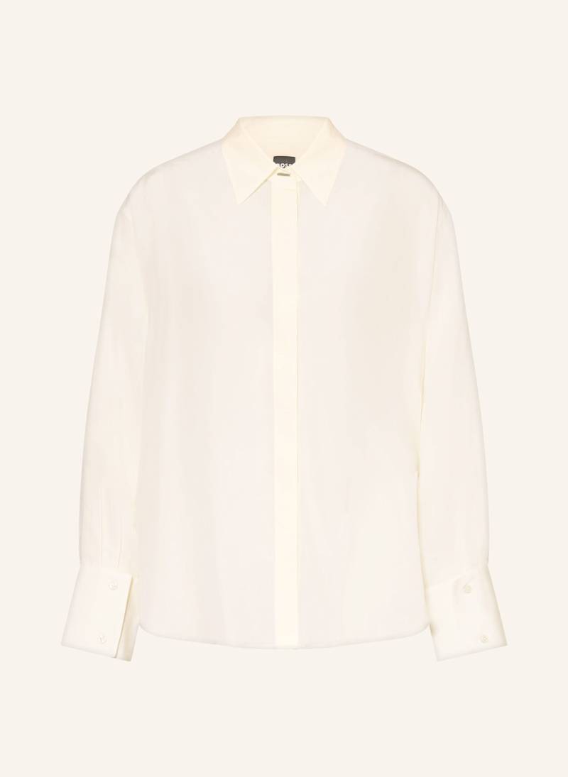 Boss Hemdbluse Binaliati_Friday Aus Seide weiss von Boss