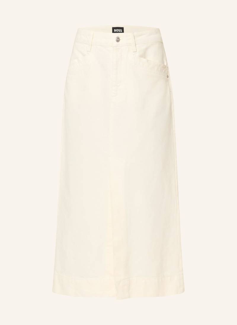Boss Jeansrock Semaire weiss von Boss
