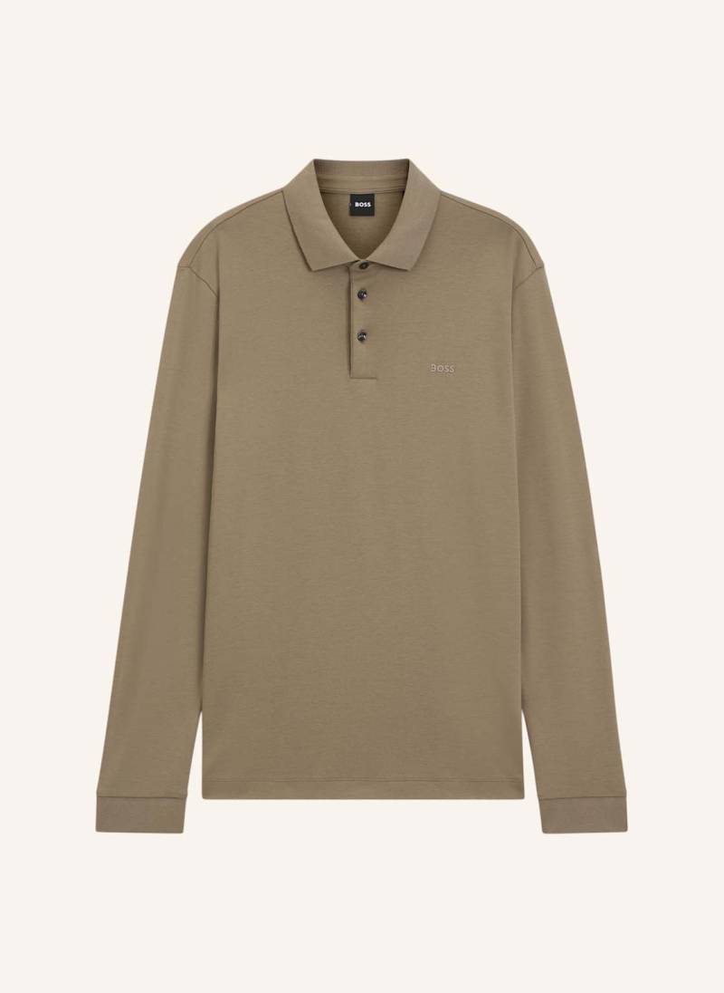 Boss Jersey-Poloshirt Pado braun von Boss