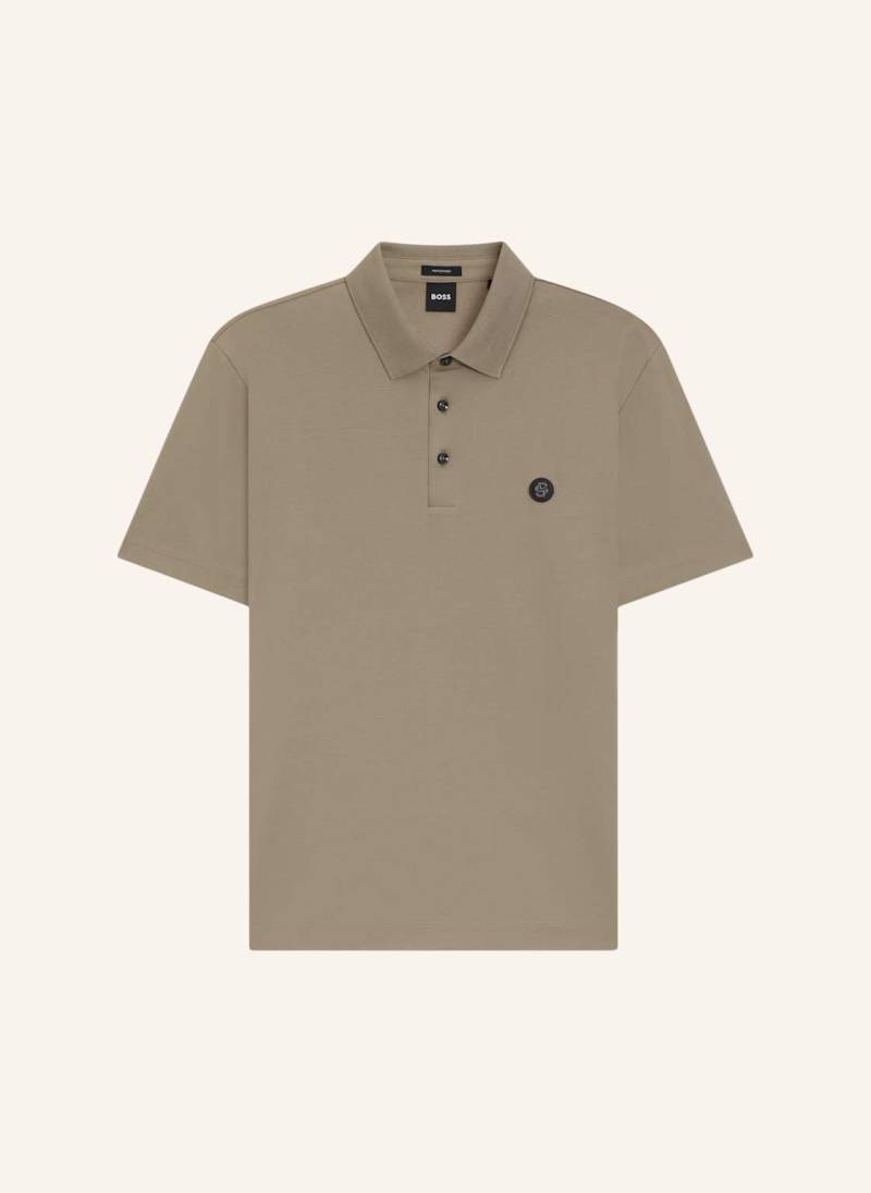 Boss Jersey-Poloshirt Parris braun von Boss