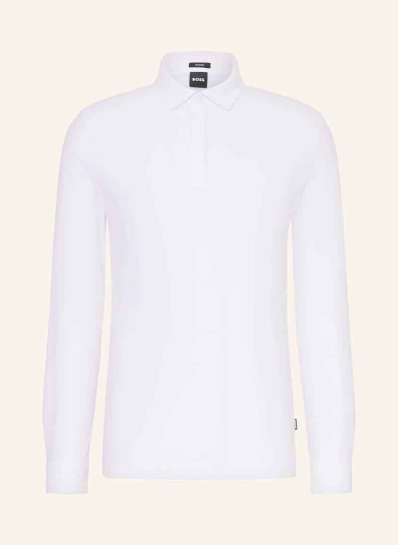 Boss Jersey-Poloshirt Person weiss von Boss