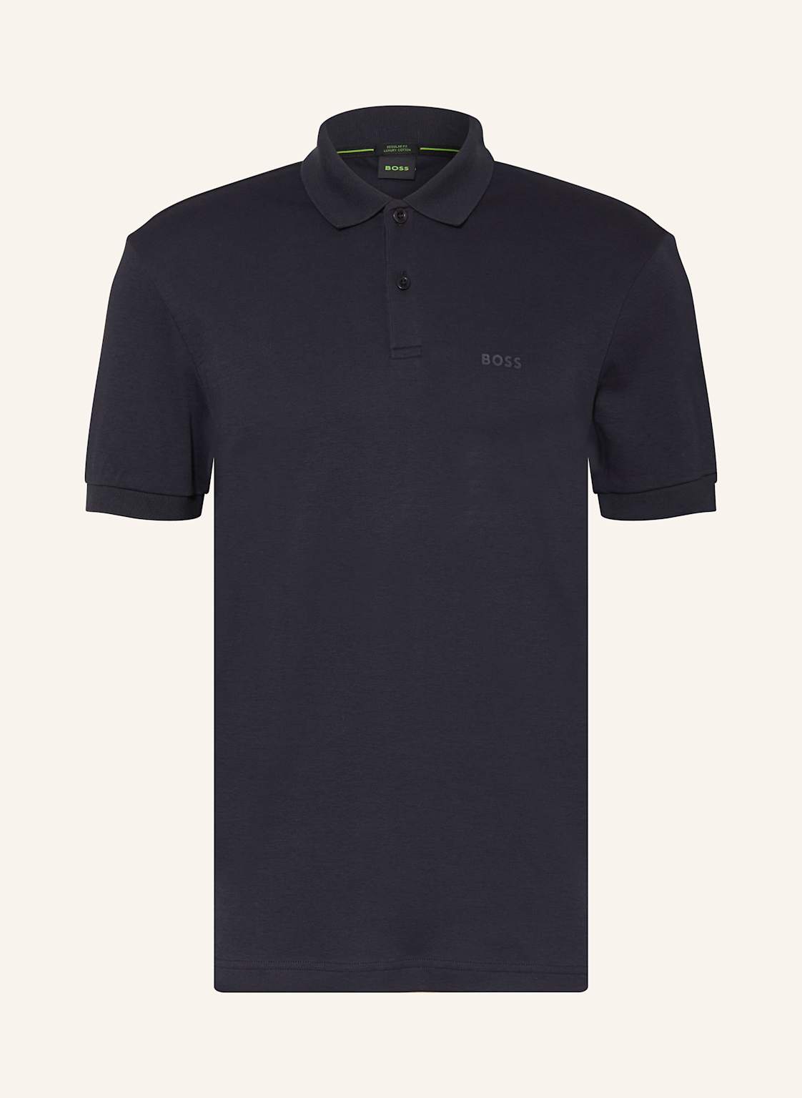 Boss Jersey-Poloshirt Pio Regular Fit blau von Boss