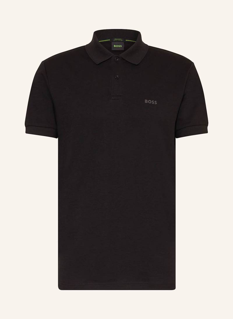 Boss Jersey-Poloshirt Pio Regular Fit schwarz von Boss