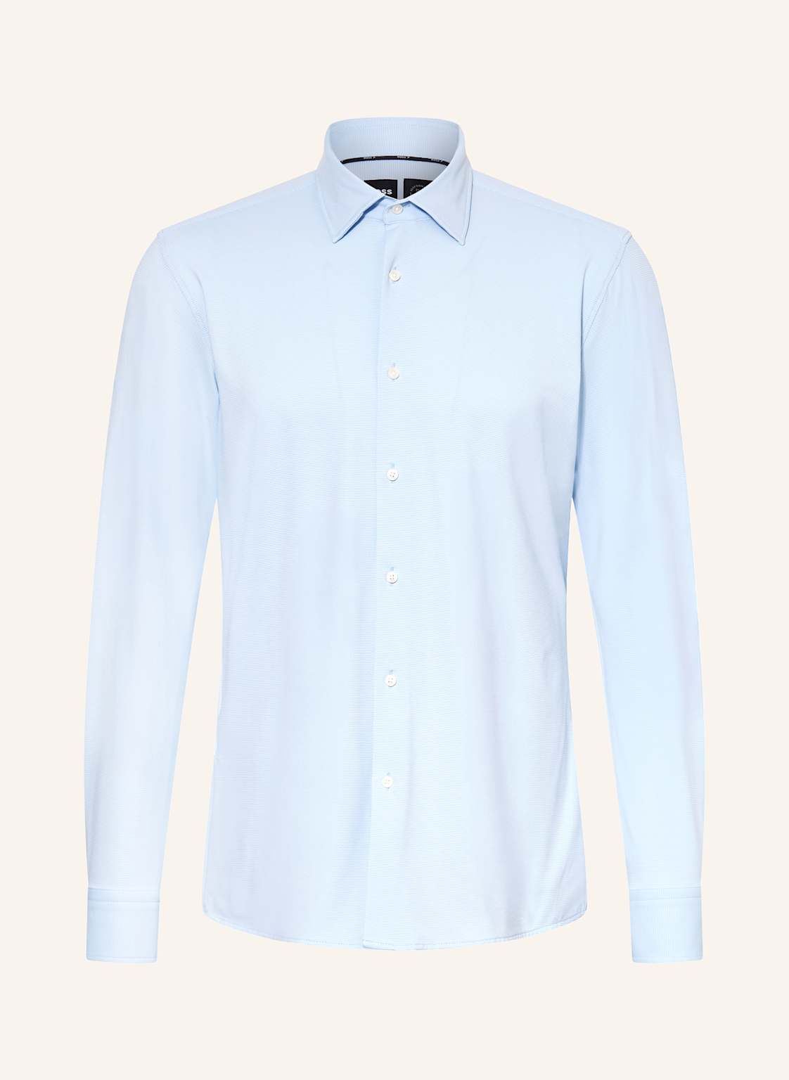 Boss Jerseyhemd Hank Slim Fit blau von Boss