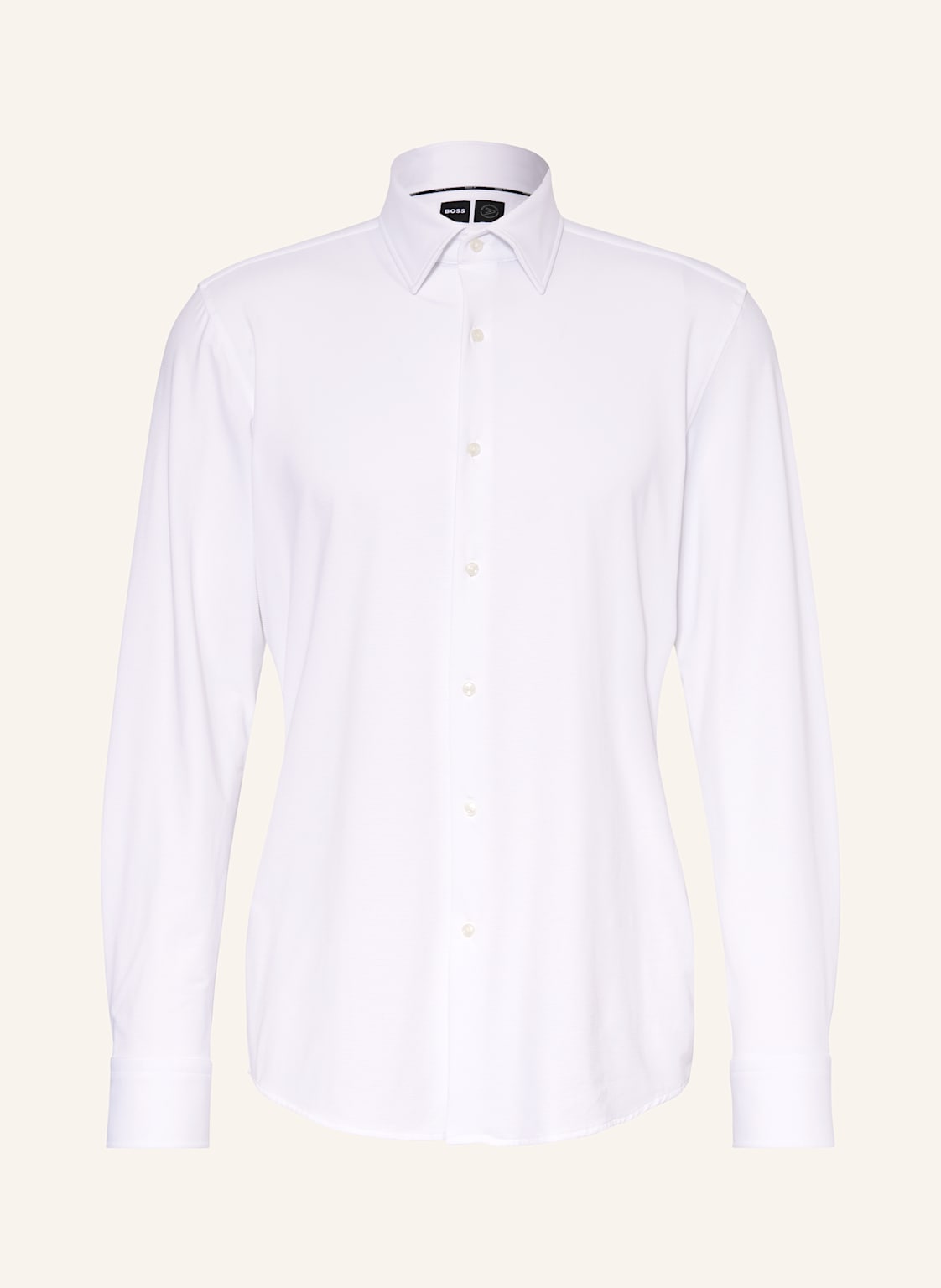 Boss Jerseyhemd Hank Slim Fit weiss von Boss