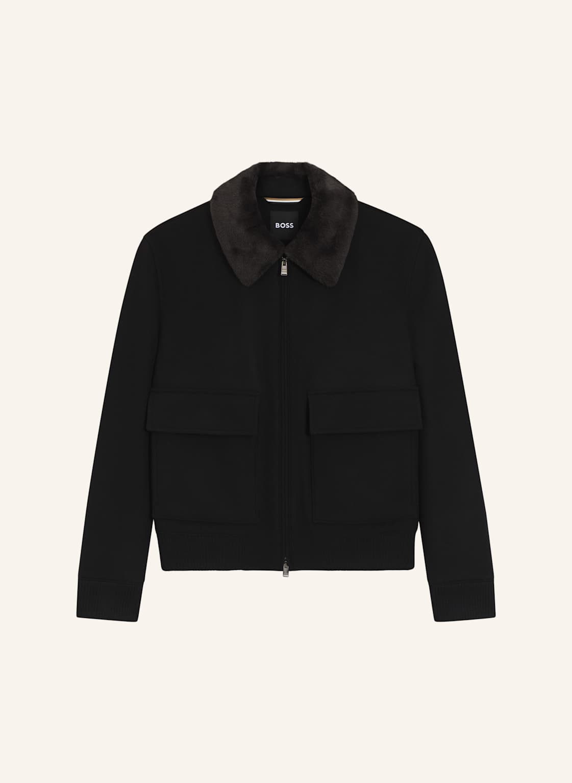 Boss Klassischer Mantel H-Charly-251 Regular Fit schwarz von Boss