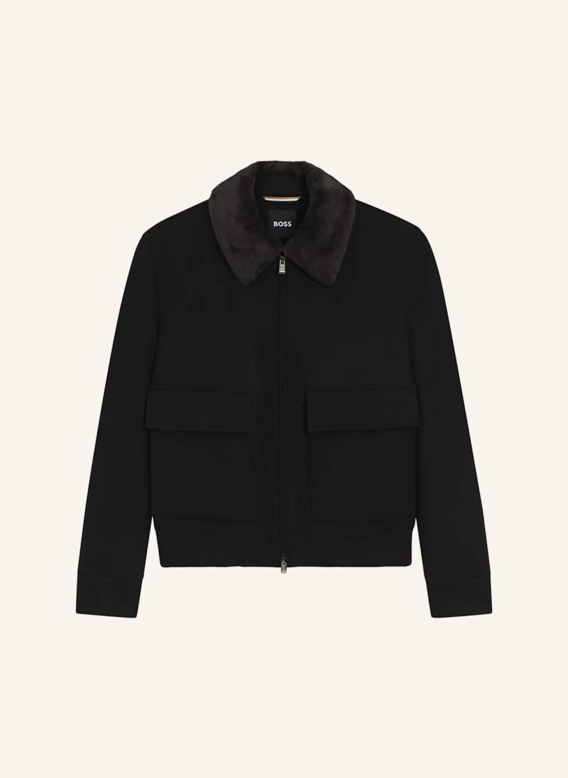 Boss Klassischer Mantel H-Charly-251 Regular Fit schwarz von Boss