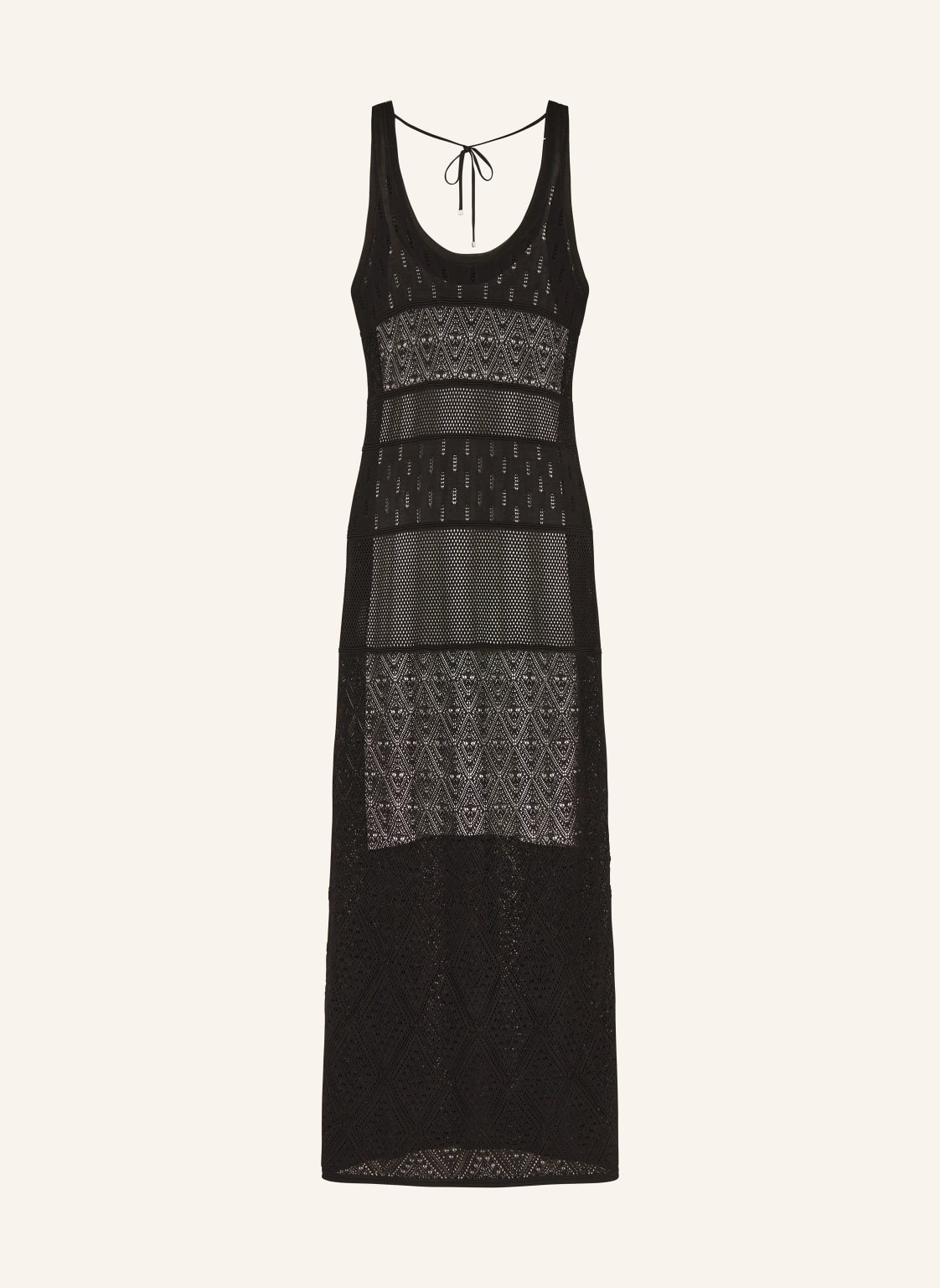 Boss Mesh-Kleid Fekong schwarz von Boss