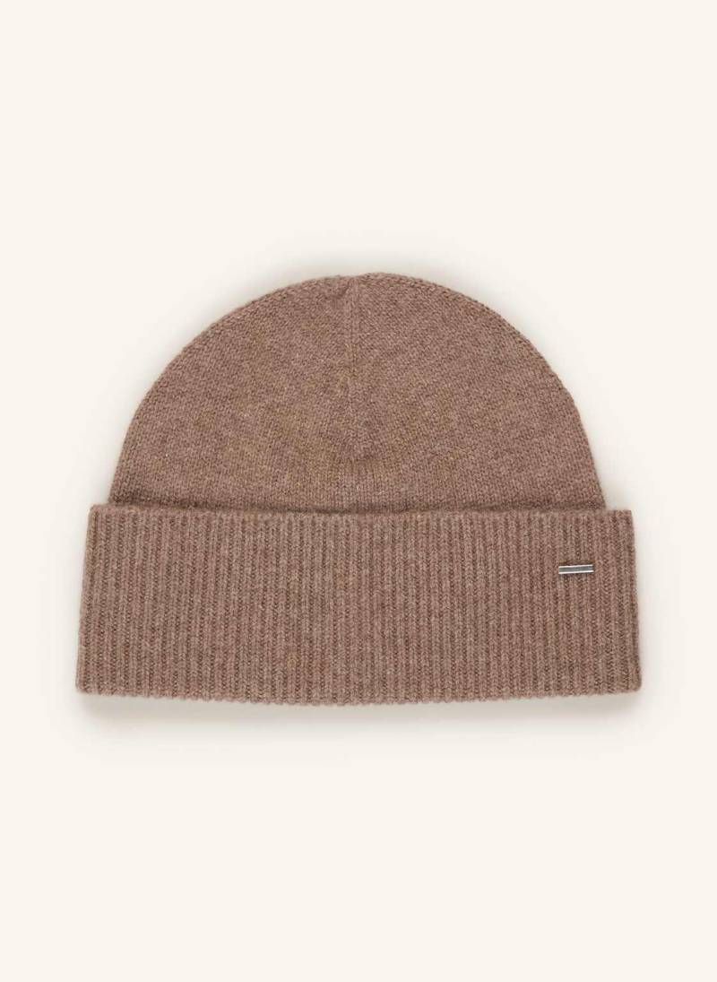 Boss Mütze Aus Cashmere braun von Boss
