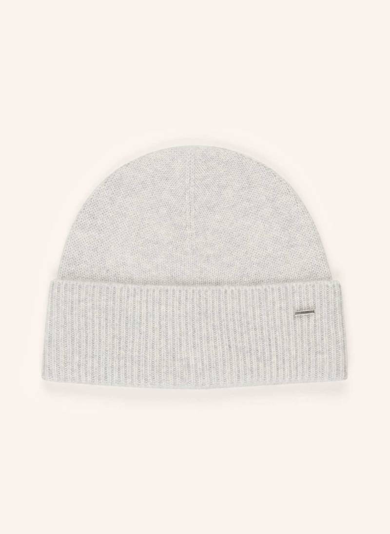 Boss Mütze Aus Cashmere grau von Boss