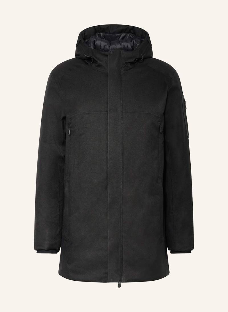 Boss Parka Hexatech schwarz von Boss