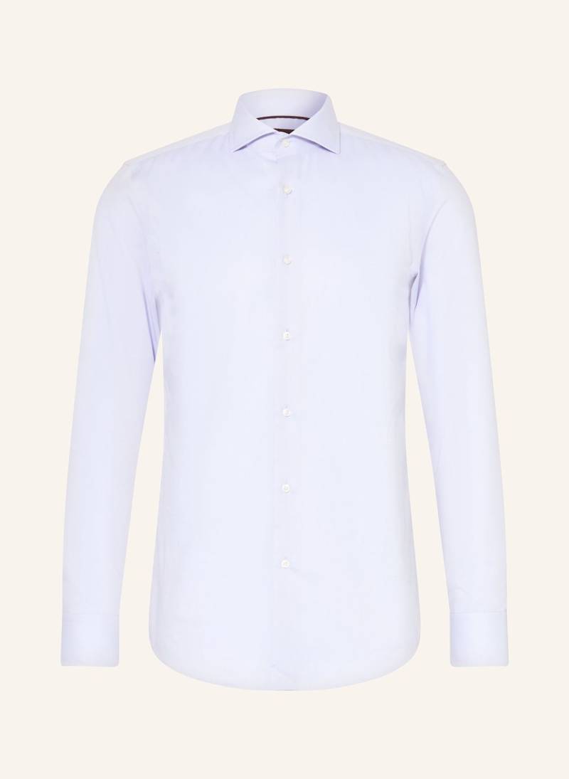 Boss Piqué-Hemd Hank Slim Fit blau von Boss