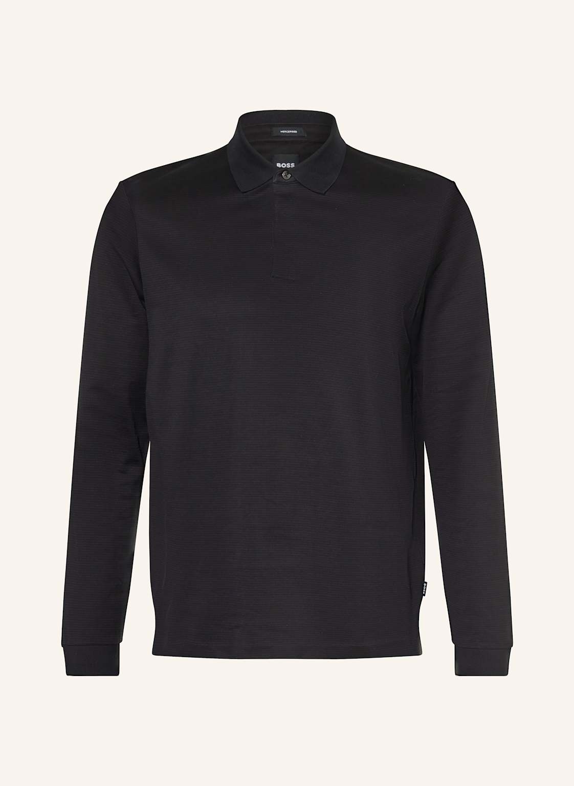 Boss Piqué-Poloshirt Pado schwarz von Boss