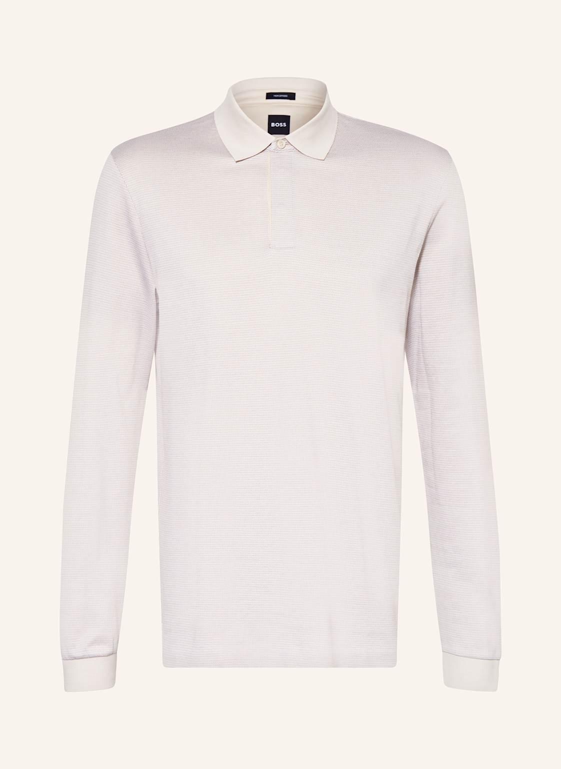 Boss Piqué-Poloshirt Pado weiss von Boss