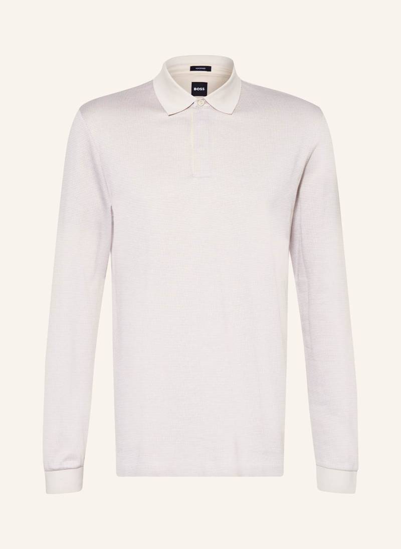Boss Piqué-Poloshirt Pado weiss von Boss