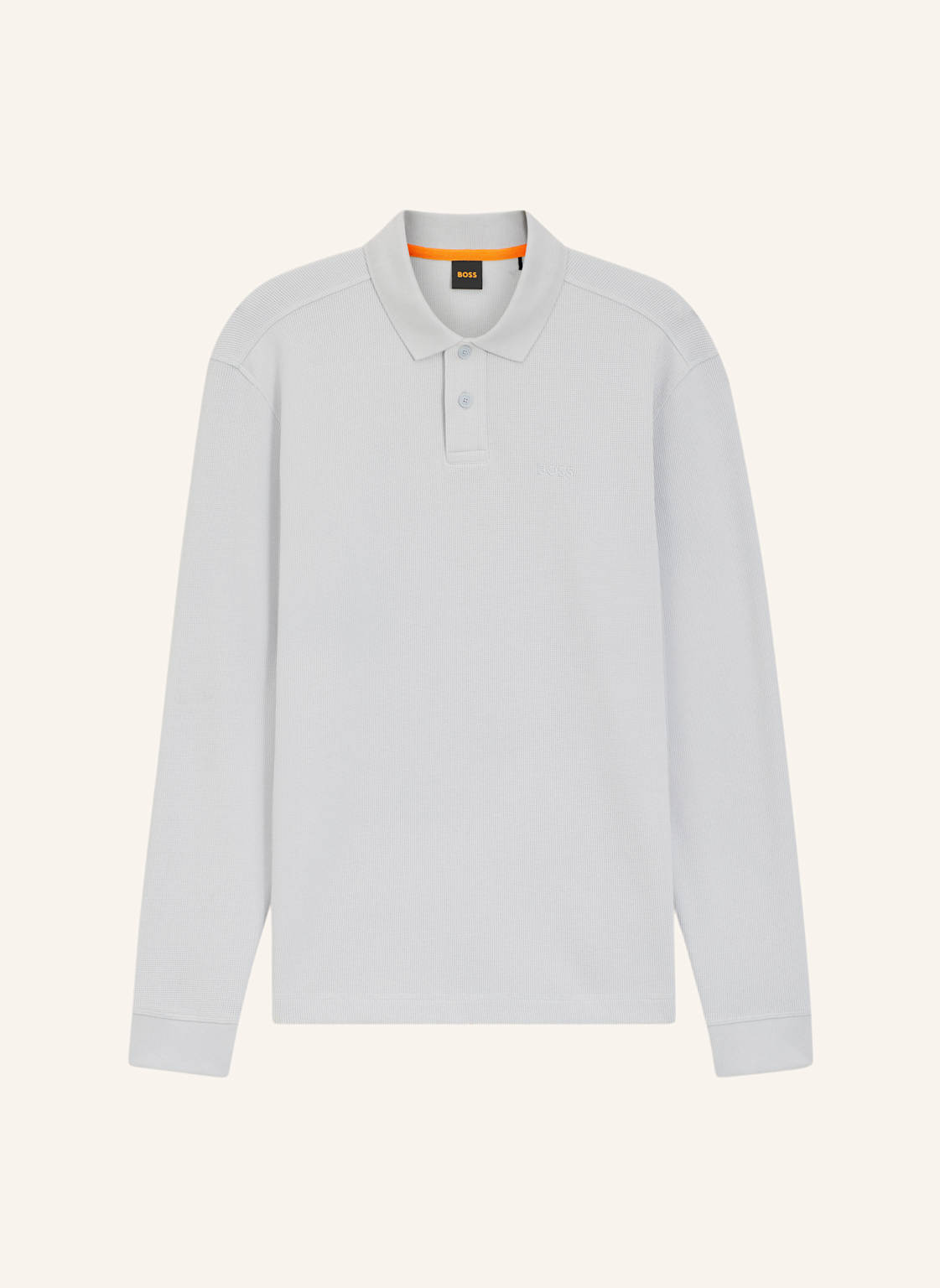 Boss Piqué-Poloshirt Pete Regular Fit grau von Boss