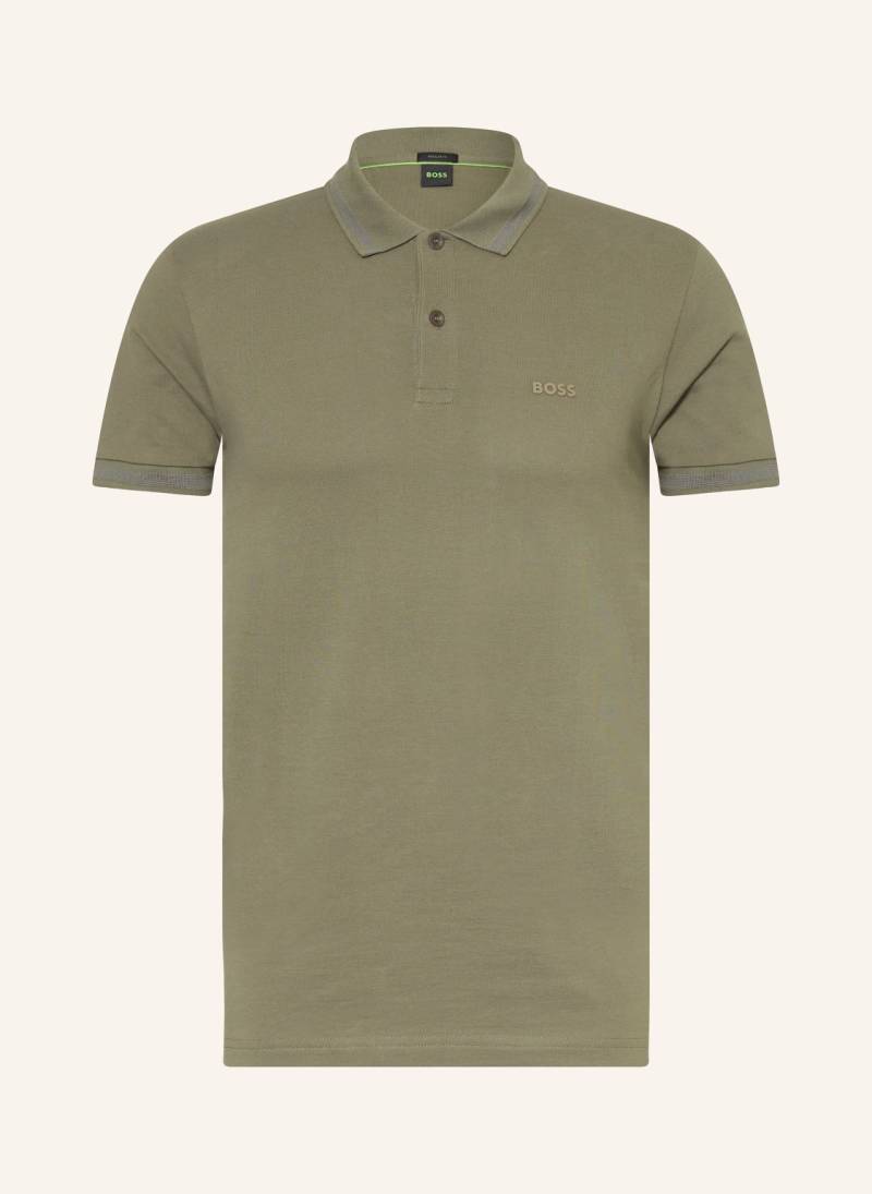 Boss Piqué-Poloshirt Pio gruen von Boss