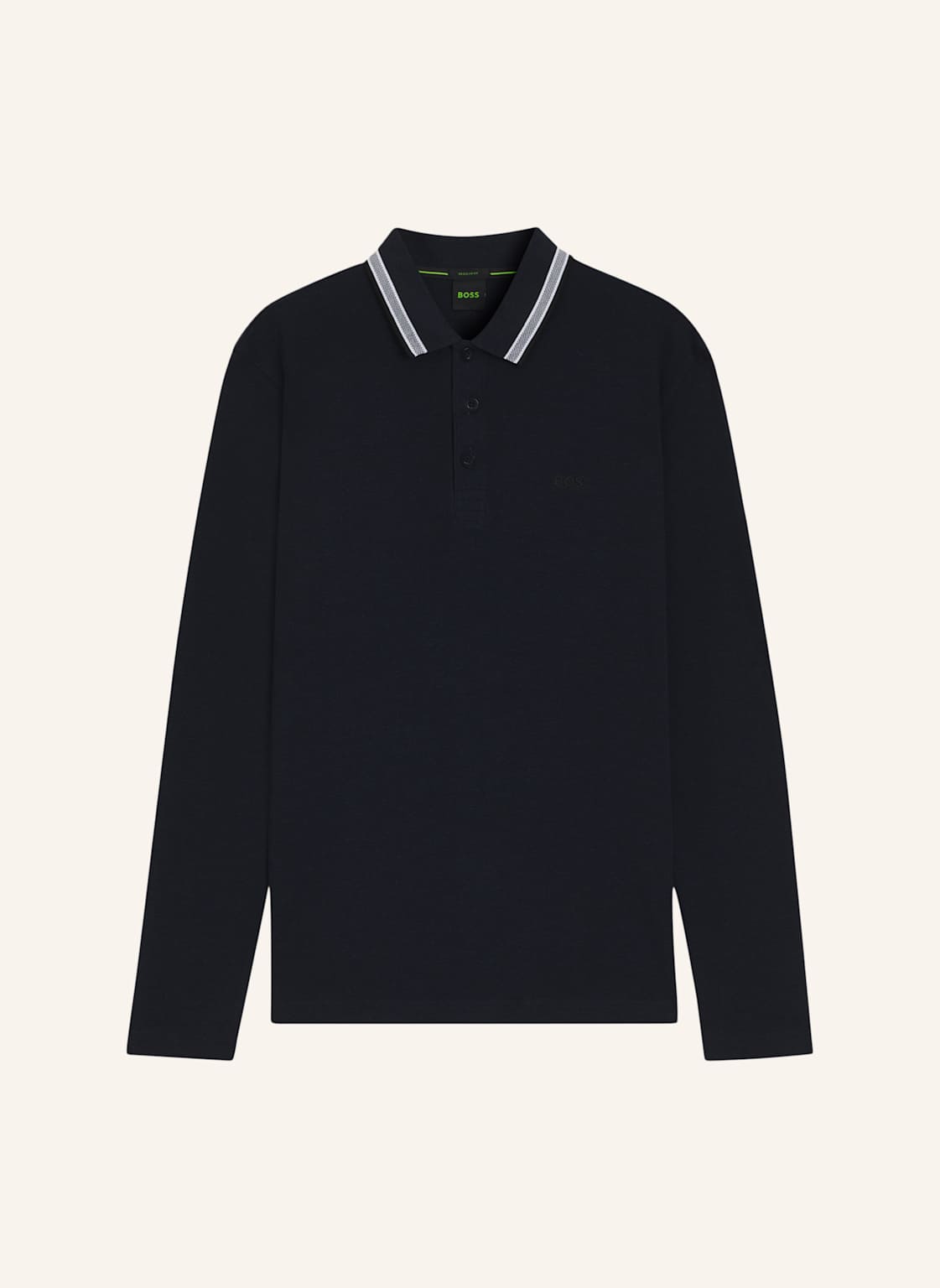 Boss Piqué-Poloshirt Plisy Regular Fit blau von Boss