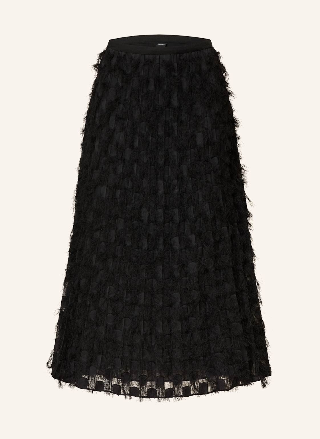 Boss Plisseerock Vodia schwarz von Boss