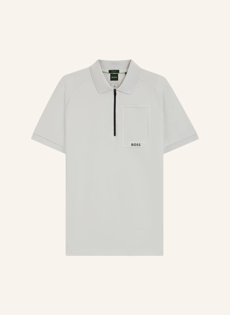 Boss Poloshirt Polo Urban Tech Regular Fit grau von Boss