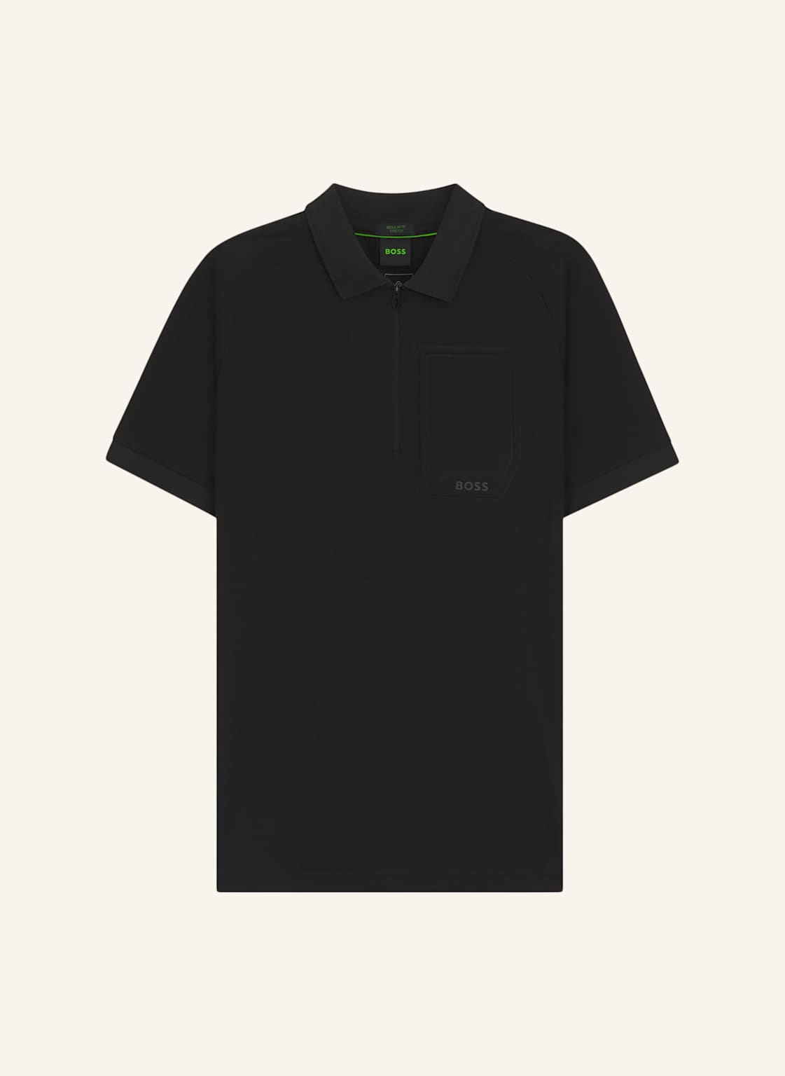 Boss Poloshirt Polo Urban Tech Regular Fit schwarz von Boss