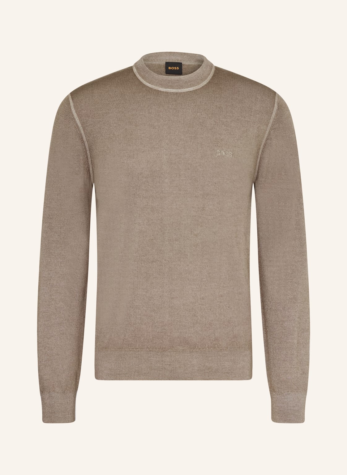 Boss Pullover Astefo beige von Boss