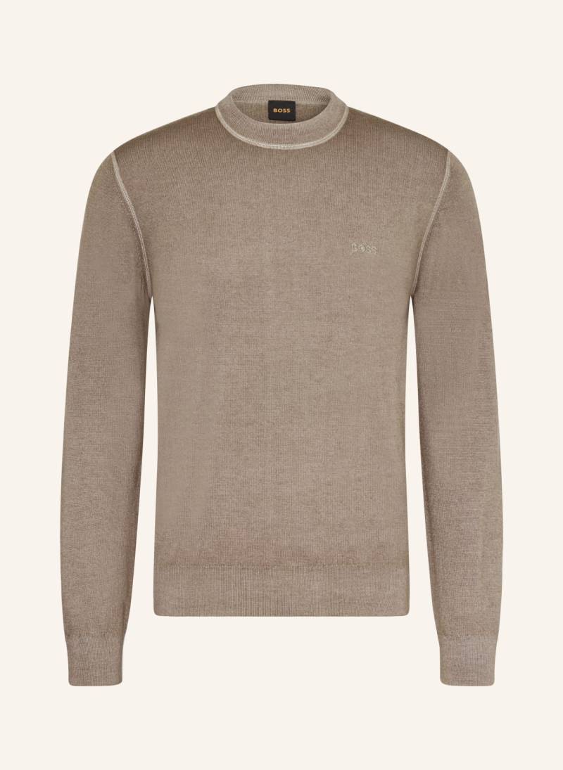 Boss Pullover Astefo beige von Boss