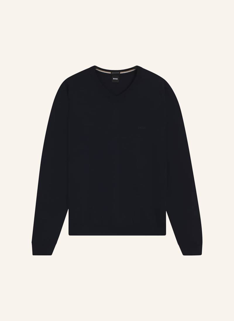 Boss Pullover Baram-L Regular Fit blau von Boss
