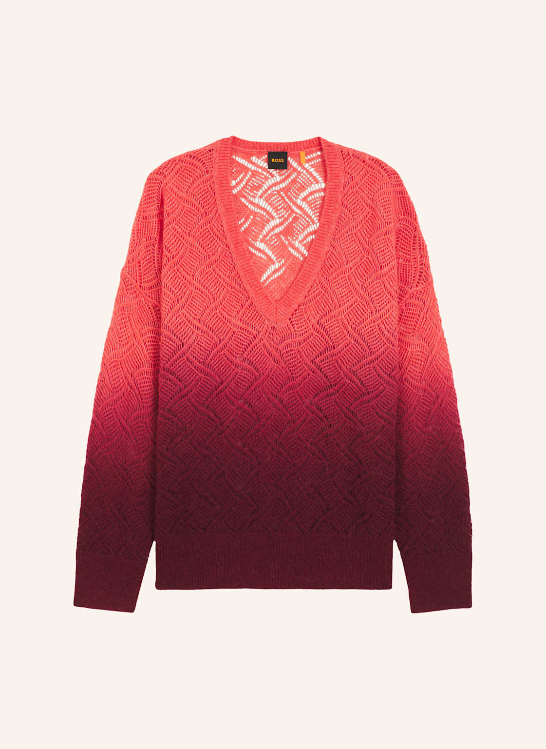 Boss Pullover C_Frigioni Relaxed Fit weiss von Boss