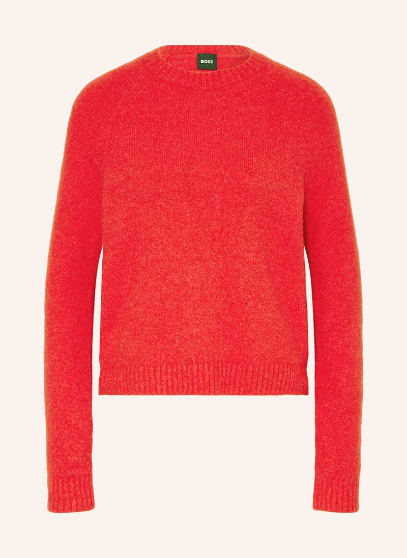 Boss Pullover Febisan Mit Alpaka rot von Boss