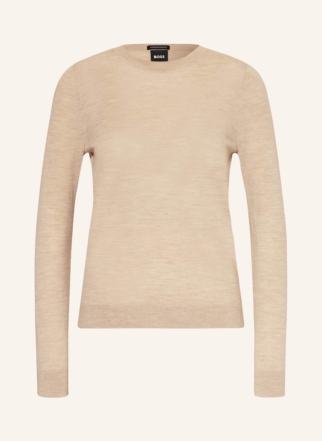 Boss Pullover Ferpina beige von Boss