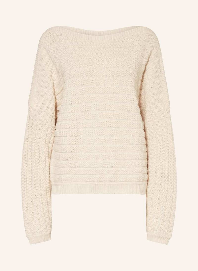 Boss Pullover Fleminda weiss von Boss