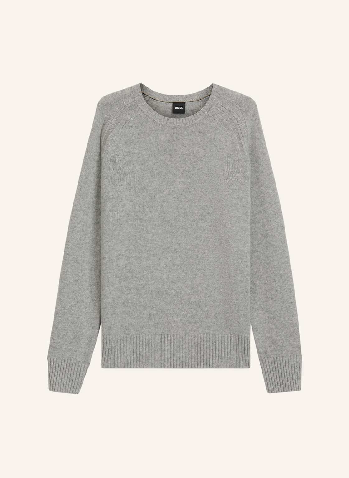 Boss Pullover H-Halvo Regular Fit grau von Boss