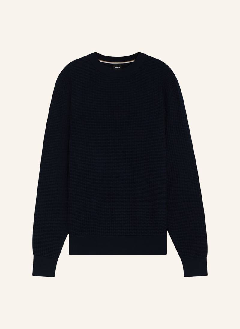 Boss Pullover H-Imberto Regular Fit blau von Boss