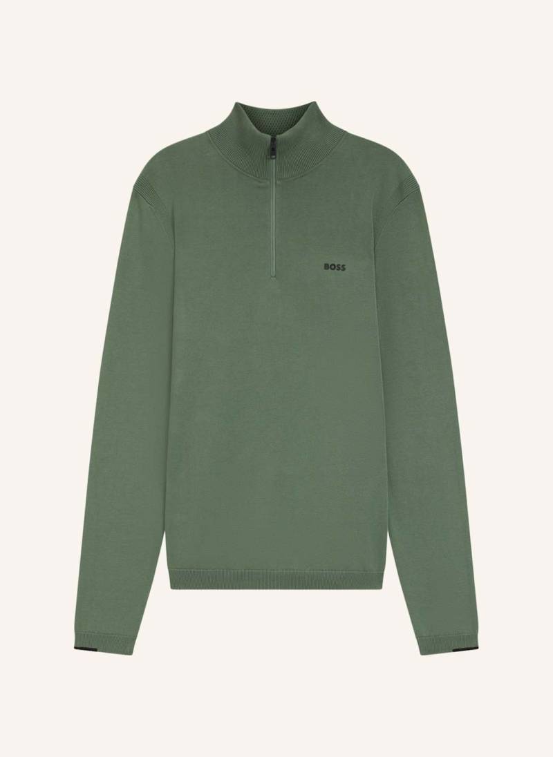Boss Pullover K_Ever-X Qz Regular Fit gruen von Boss