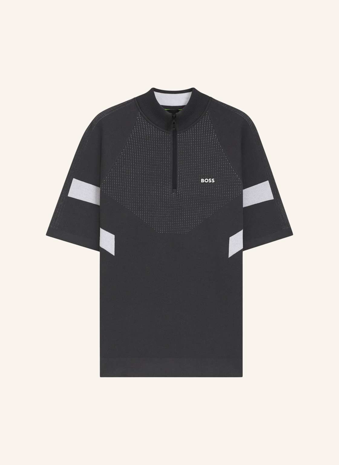 Boss Pullover K_Tennis Retro Qz Relaxed Fit grau von Boss