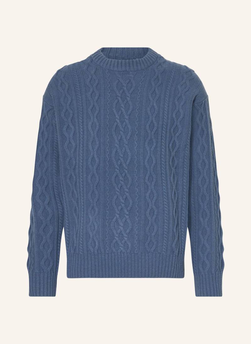 Boss Pullover Kableto blau von Boss