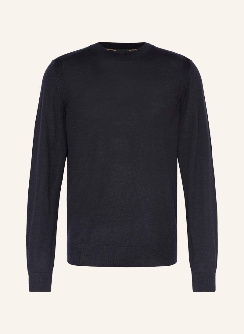 Boss Pullover Overo Mit Seide Und Cashmere blau Boss Pullover Overo Mit Seide Und Cashmere blau von Boss