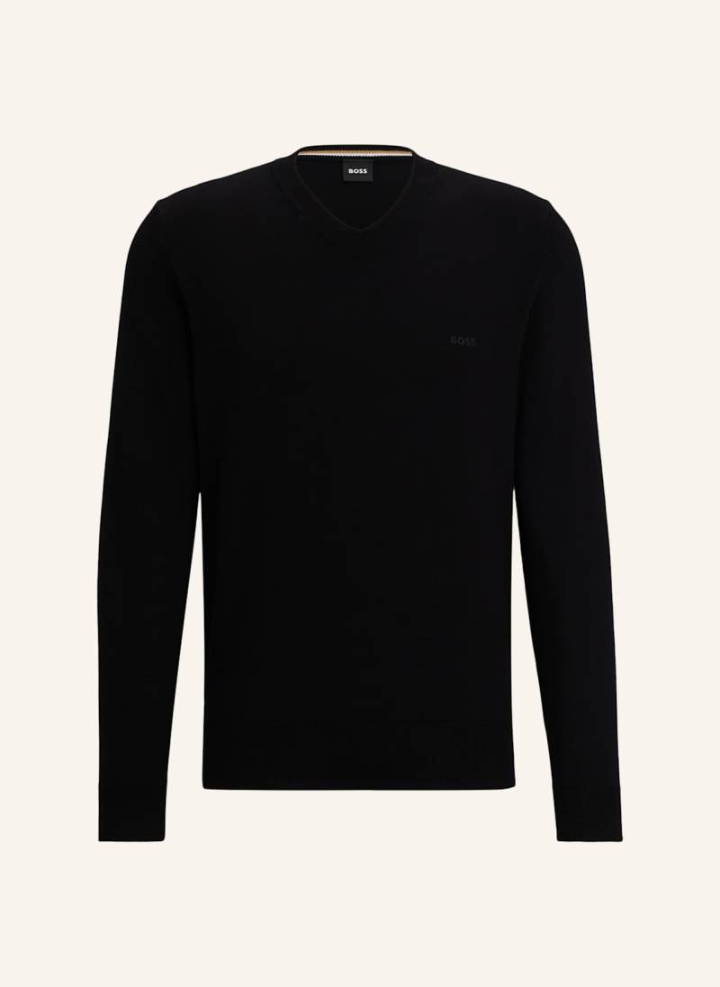 Boss Pullover Pacello-L Regular Fit schwarz von Boss